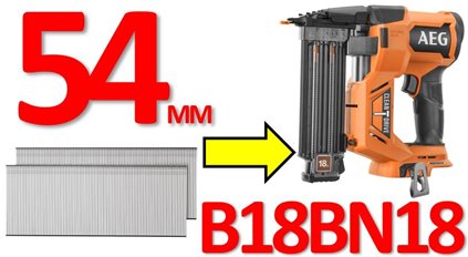 gwoździe 54mm do gwoździarka AEG B18BN18-0 sztyfty