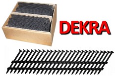Gwoździe DEKRA 2.8/50 HDG czarne DECRA AHI posypka