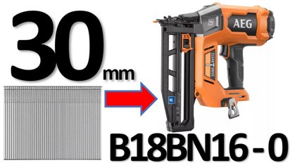 gwoździe 30mm do gwoździarka AEG B18BN16-0 sztyfty