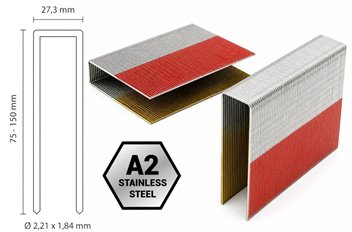 Zszywki S29 90 mm nierdzewne A2 do płyty STEICO
